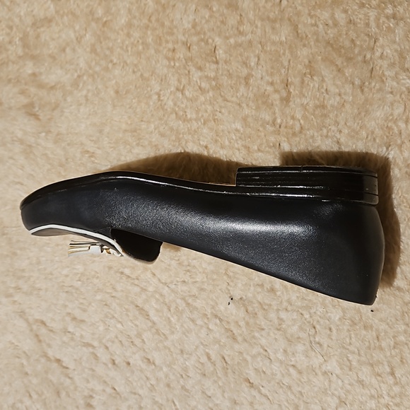 TROTTERS NAVY TASSLE SHOES SIZE 7 NARROW - Picture 6 of 12